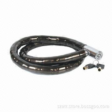 Motorcycle Lock, Made of Zinc Alloy Lock Body with Brass Key Materials